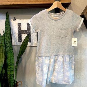 BNWT Tucker + Tate Gray Ash Heather Floral Dress